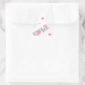 Calcomanía "Love You" - Gelukkige dag met harten Sticker (Tas)