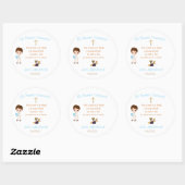 Calcomanía mi primera comunion ronde sticker (Vel)