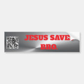 Calcomanía Para Auto Jezus redt broer Jezus Christ Bumpersticker (Voorkant)