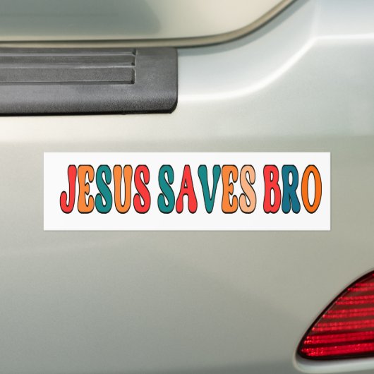 Calcomanía Para Auto Jezus redt broer Jezus Christ Bumpersticker (Op auto)
