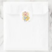 Calcomanía para bebés ronde sticker (Tas)
