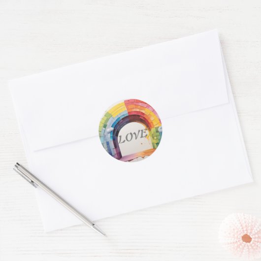 Calcomanía Ronde Sticker (Envelop)