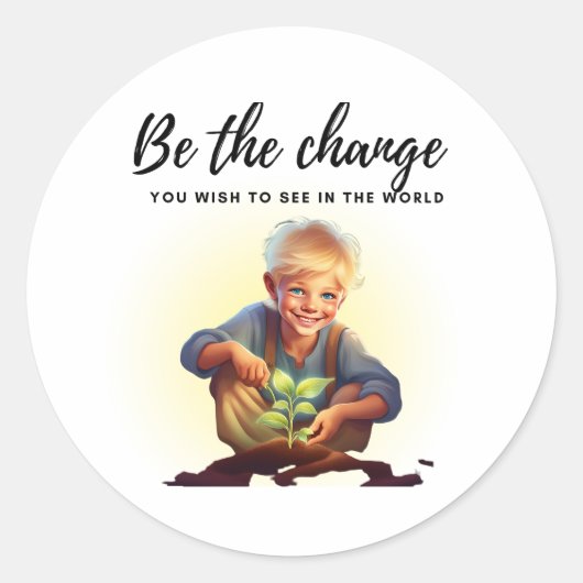 Calcomanía Ronde Sticker (Voorkant)