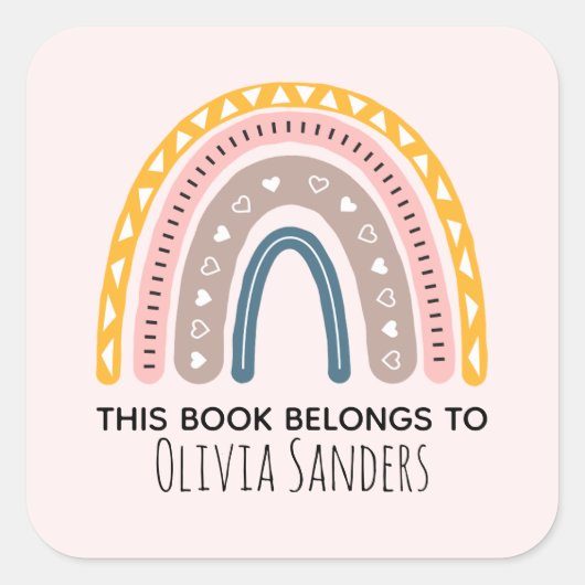 Calcomanía Vierkante Sticker (Voorkant)