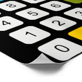 Calculator 67 Six Seven Funny Math Meme Poster (Hoek)