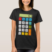 Calculator 67 Six Seven Funny Math Meme T-shirt (Voorkant)