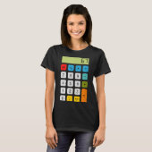 Calculator 67 Six Seven Funny Math Meme  T-shirt (Voorkant volledig)
