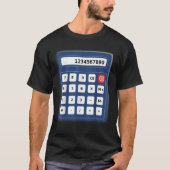 Calculator Halloween Kostuum T Shirt (Voorkant)