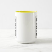 Calculator koffie mok voor boekhouder of boekhoude (Midden)