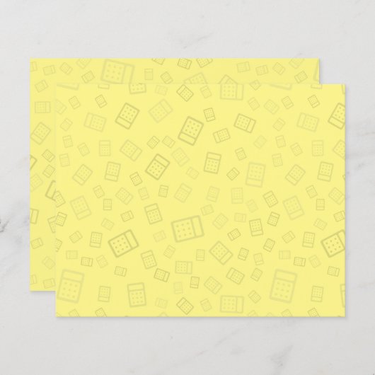 Calculatorpatroon (Voorkant / Achterkant)