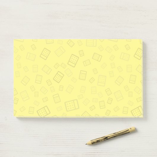Calculatorpatroon Post-it® Notes (Op bureau)