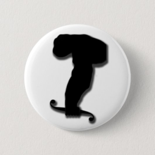 Calculus Ape Ronde Button 5,7 Cm (Voorkant)