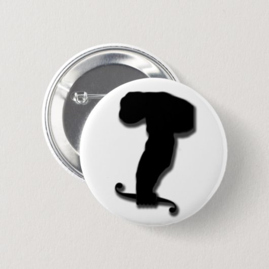 Calculus Ape Ronde Button 5,7 Cm (Voorkant /achterkant)