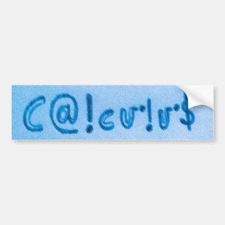 calculus calculu$ naast elkaar bestaan bumpersticker