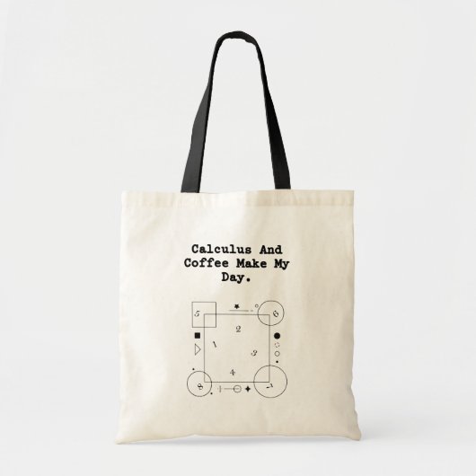 Calculus & Coffee Lover| Math Teacher Daily Ritual Tote Bag (Voorkant)