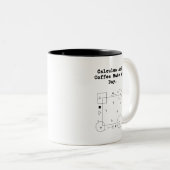 Calculus & Coffee Lover| Math Teacher Daily Ritual Tweekleurige Koffiemok (Voorkant rechts)