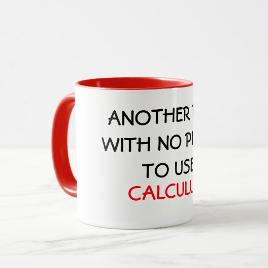 CALCULUS keramische Mok (Voorkant links)