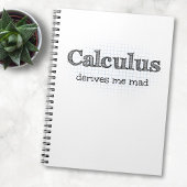 Calculus leidt tot mijn Mad - Funny Wiskunde noteb Notitieboek