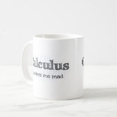 Calculus maakt me een boze student mok (Voorkant links)