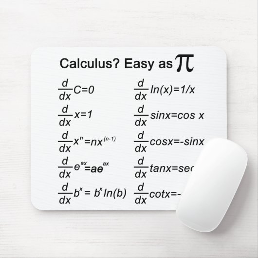 Calculus Mousepad Muismat (Met muis)