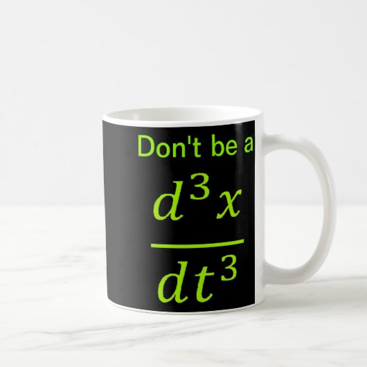 Calculus Physics Joke  Koffiemok (Rechts)
