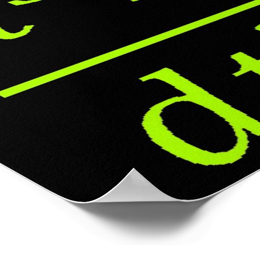 Calculus Physics Joke  Poster (Hoek)