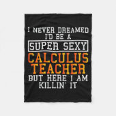 Calculus Teacher Funny Math Professor  Fleece Deken (Voorkant)