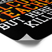 Calculus Teacher Funny Math Professor Poster (Hoek)