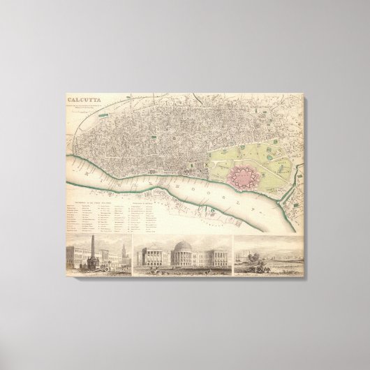 Calcutta Canvas Afdruk (Voorkant)