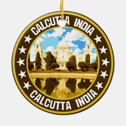 Calcutta Keramisch Ornament (Achterkant)