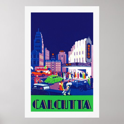 Calcutta Poster (Voorkant)
