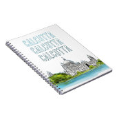 Calcutta "Victoria Memorial" Kolkata Bengali Notitieboek (Rechterzijde)