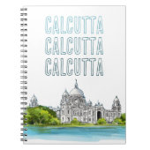 Calcutta "Victoria Memorial" Kolkata Bengali Notitieboek (Voorkant)