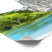 Calcutta "Victoria Memorial" Kolkata Bengali Poster (Hoek)