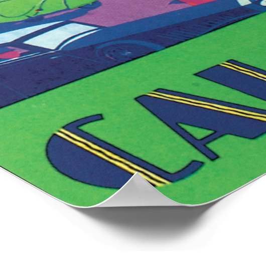 Calcutta Vintage Travel Poster (Hoek)