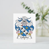 Caldeira Family Crest Briefkaart (Staand voorkant)