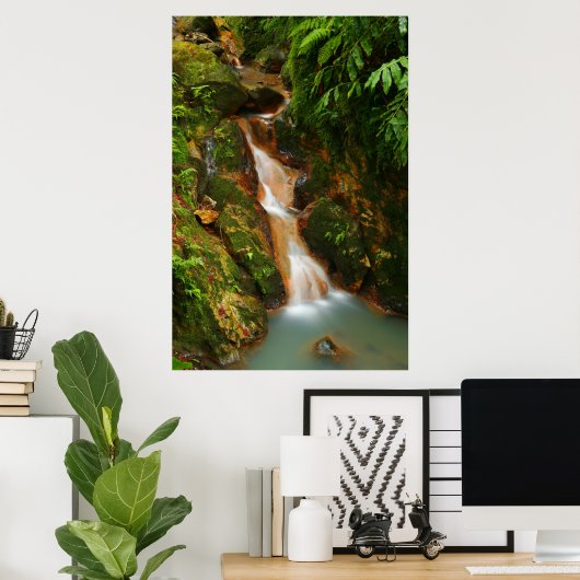 Caldeira Velha, Azoren Poster (Thuiskantoor)