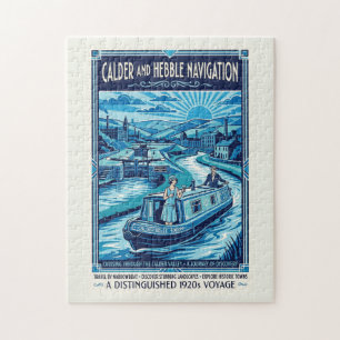 Calder and Hebble Navigatie Reisposter Legpuzzel