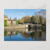 Calder en Hebble Navigation: Salterhebble-sluizen Briefkaart (Voorkant)