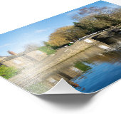 Calder en Hebble Navigation: Salterhebble-sluizen Foto Afdruk (Hoek)
