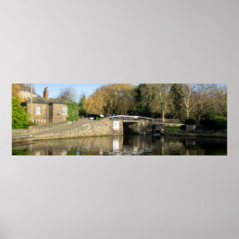 Calder en Hebble Navigation: Salterhebble-sluizen Poster