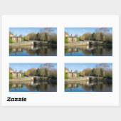 Calder en Hebble Navigation: Salterhebble-sluizen Rechthoekige Sticker (Vel)