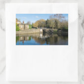 Calder en Hebble Navigation: Salterhebble-sluizen Rechthoekige Sticker (Tas)