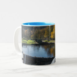 Calder en Hebble Navigation: Salterhebble-sluizen Tweekleurige Koffiemok