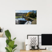 Calder en Hebble Navigation: sluizen van Salterheb Poster (Thuiskantoor)