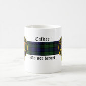 Calder Scottish Crest en Tartan mok (Center)