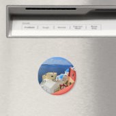 Caldera, Oia, Santorini, Griekenland Magneet (Insitu (Vaatwasser))