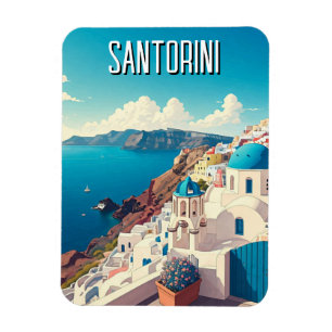 Caldera Uitzicht Santorini Griekenland Cycladen Re Magneet