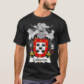 Calderon Coat of Arms Family Crest T-shirt (Voorkant)