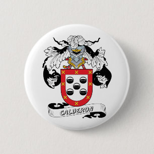 Calderon Family Crest Ronde Button 5,7 Cm